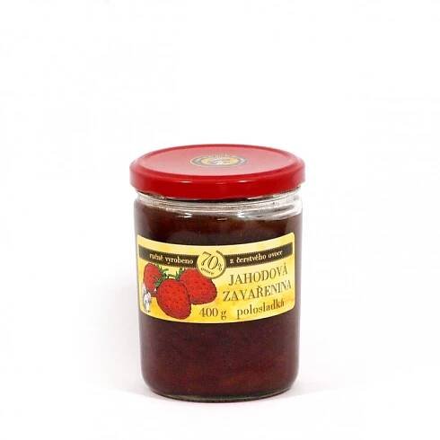 Jahodová zavařenina polosladká 400g