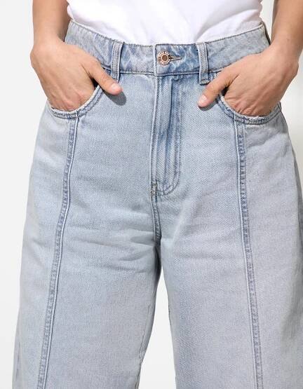 Džínsy - svetlomodrý denim - svetlomodra