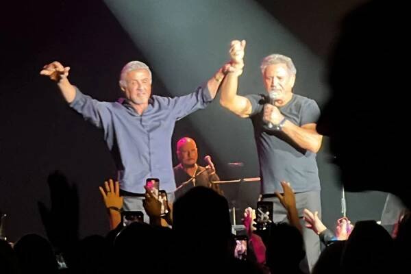 Sylvester Stallone Upbeat at Brother Frank's Atlantic City Concert amid Jennifer Flavin Divorce