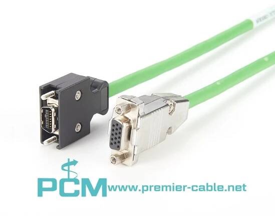 Servo Motor Encoder Cable For Siemens 6FX3002-2CT20-1