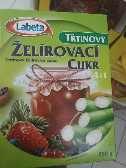 Podrobné informace o potravině Želírovací cukr třtinový