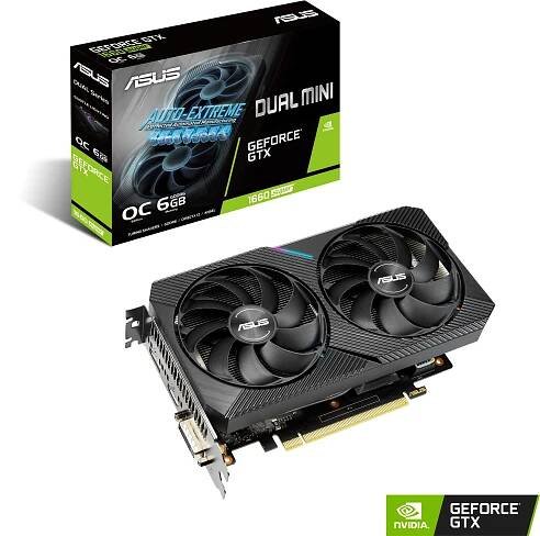 ASUS DUAL GeForce GTX 1660 SUPER O6G MINI