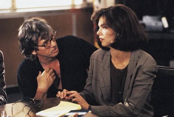 Paul Verhoeven, Jeanne Tripplehorn - Základní instinkt - Z natáčení