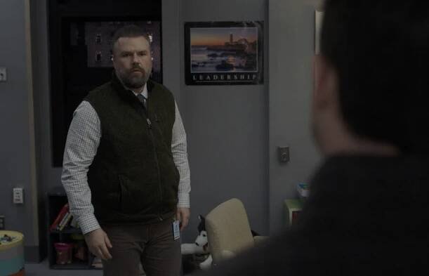 Tyler Labine as Dr. Iggy Frome in New Amsterdam