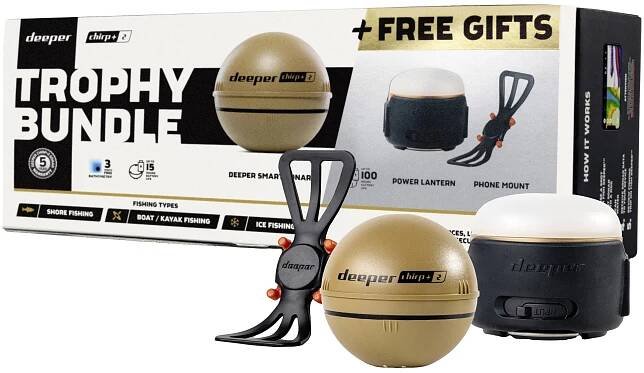 deeper CHIRP+2 Winterbundle vyhledávač ryb