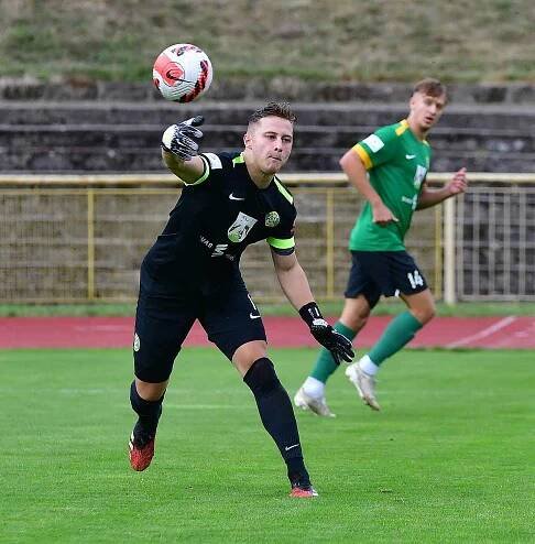 Pavel Hrabačka, gólman FK Baník Sokolov.