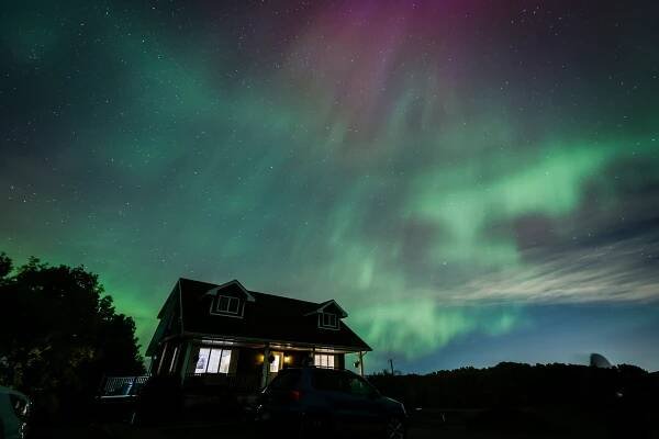 In pictures: Northern lights dazzle during solar storm