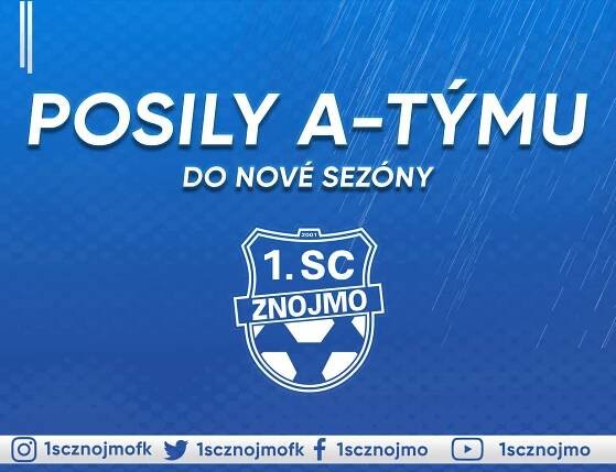 Představujeme hráče, kteří přišli do 1.SC Znojmo FK