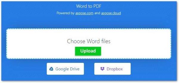 Převést Word do PDF – bezplatný online konvertor