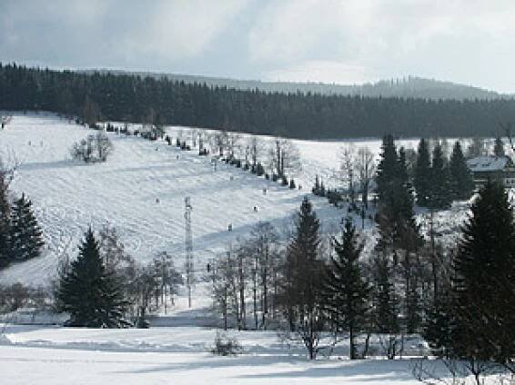 Ski areál Na Hájovně Branná - trvale uzavřen - informace a mapa