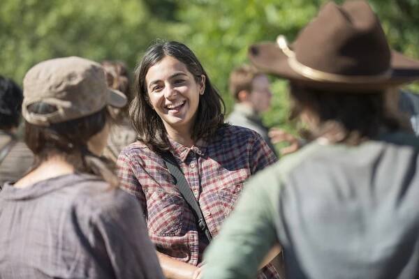 Živí mrtví - Pamatuj - Z natáčení - Alanna Masterson