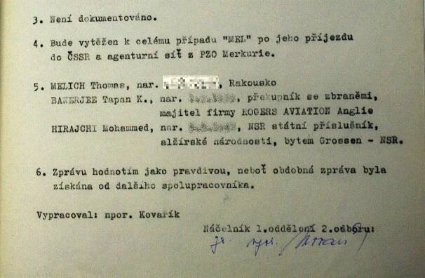 Přečtěte si, jak podle spisu StB obchodoval sponzor ČSSD se zbraněmi