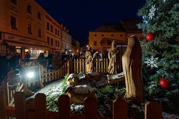 GALERIE: Advent přinesli do Písku nádherní andělé. Podívejte, jak městu sluší