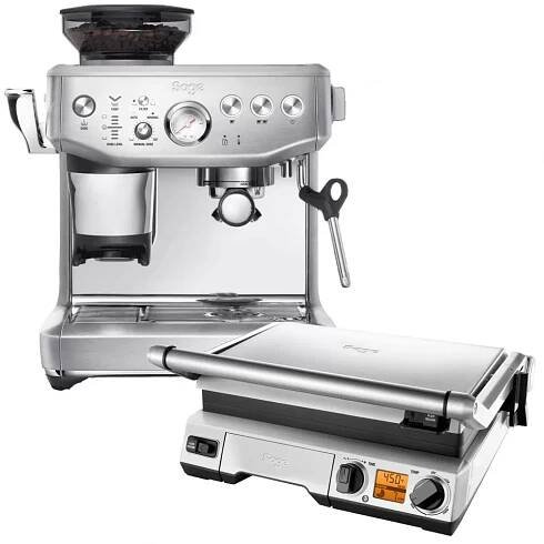 Espresso SAGE SES876BSS + Gril SAGE BGR820