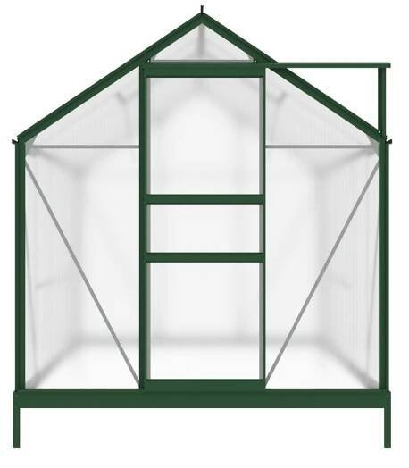 Zahradní skleník DEMETER A101-D 5,93m² green 201x190x312 cm PC 4 mm + základna IWH-10270004 - Landema.cz
