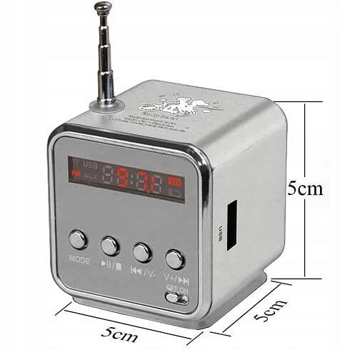 BEZDRÁTOVÝ PŘENOSNÝ MINI FM RÁDIO LED BLUETOOTH AUX LCD DISPLEJ Bezpečnostní informace CE