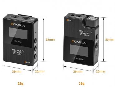 COMICA BoomX-D PRO D1 One-Trigger-One 2.4G Dual-Channel Wireless Microphone System