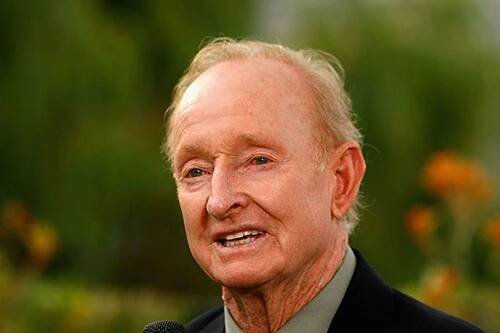 Rod Laver won Wimbledon 4 times. Getty Images