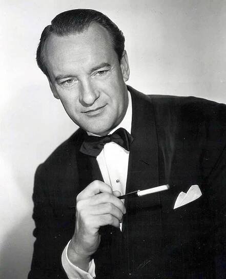 George Sanders con esmoquin de los años 50