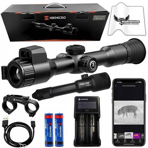 Noční vidění Hikmicro Alpex A40EL 4K Lite LRF + Noxar DIR-PRO V2 4v1