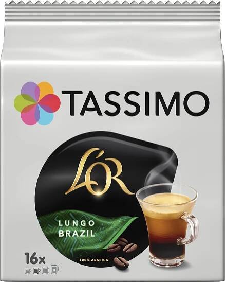 Tassimo L'or Lungo Brazil 16 ks