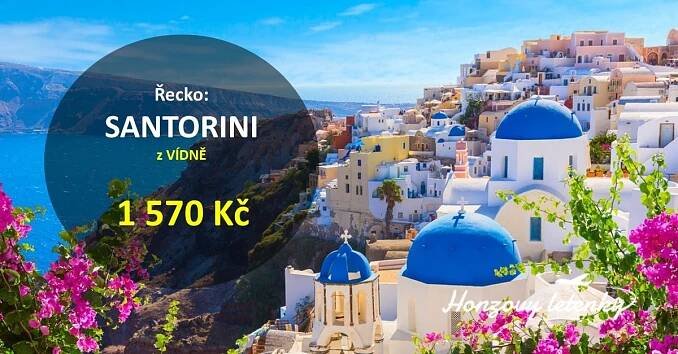 Levně na SANTORINI z Vídně - Honzovy letenky