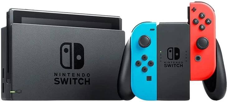 Nintendo Switch konzole červená/modrá - Konzole - Hlavní obrázek