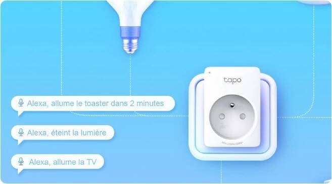 TP-link Tapo P110 WiFi mini chytrá zásuvka, Energy monitoring, 16A