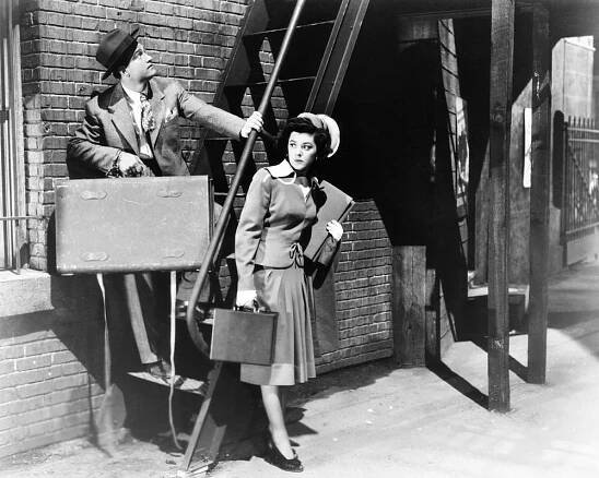 WHISTLING IN BROOKLYN, from left: Red Skelton, Ann Rutherford, 1943