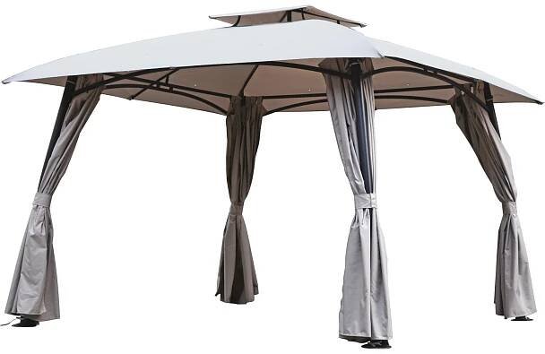 OBI Party stan Granisle šedobílý 265 x 327 x 328 cm