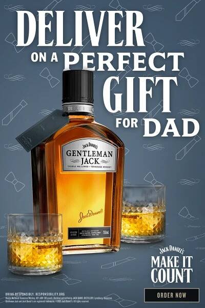 Unforgettable Father's Day Gift: Gentleman Jack Whiskey