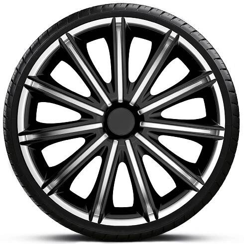 Poklice 15" NERO SILVER BLACK