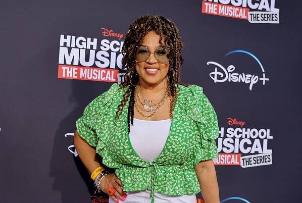 Kym Whitley attends the Disney+ "High School Musical: The Musical: The Series" season 3 premiere at Walt Disney Studios on July 27, 2022 in Burbank, California.