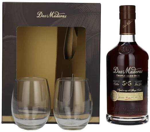 Dos Maderas 5y + 5y 40% 0,7 l (dárkové balení 2 sklenice)