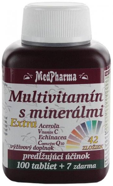 MedPharma Multivitamin s minerály, 107 tablet