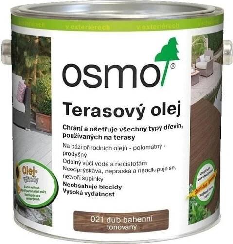 OSMO Color Terasový olej na dřevo 750 ml