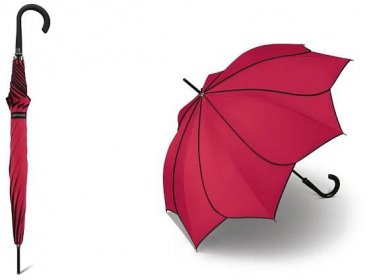 Dlouhý deštník Pierre Cardin - Sunflower červený