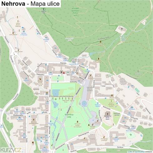 Nehrova - mapy | Kurzy.cz