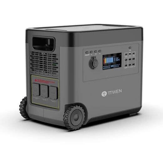 LANPWR D5-2500 Přenosná elektrárna Solární generátor 2160 Wh 2500 W