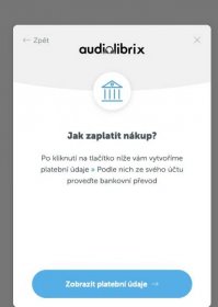 Jak konkrétně probíhá platba kartou a převodem? – Podpora Audiolibrix