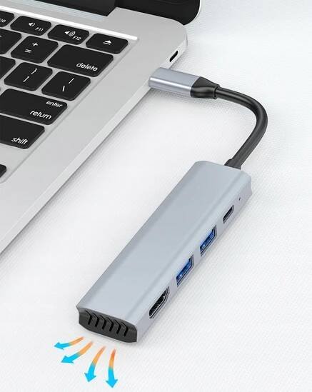 USB C HUB adaptér s HDMI rozbočovačem za 469.00CZK - Allegro