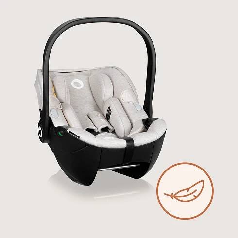 Autosedačka isofix nosítko 40–87 cm lehká Lionelo Moxie i-Size Hloubka výrobku 63 cm