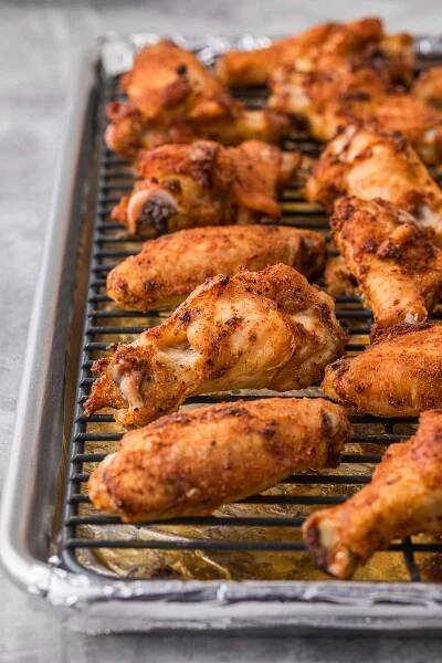 crispy baked party wings
