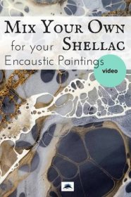 Mixing my own shellac has really helped me create better shellac burns in my encaustic paintings. Definitely worth it!