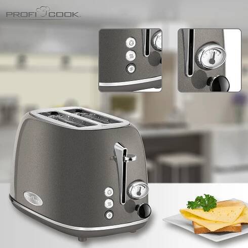 Opékač topinek Profi Cook TA 1193 nerez

