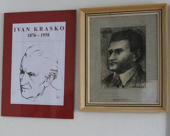 Pamätná izba, hrob a tabuľa I. Krasku, Lukovištia