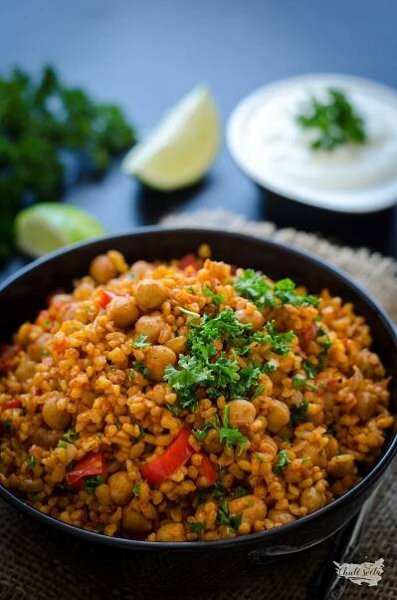 bulgur s cizrnou (pilaf)