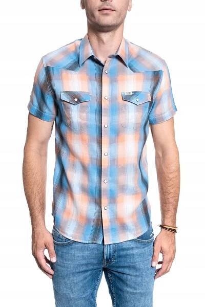Pánská košile Wrangler SS WESTERN SHIRT M Typ límce límeček