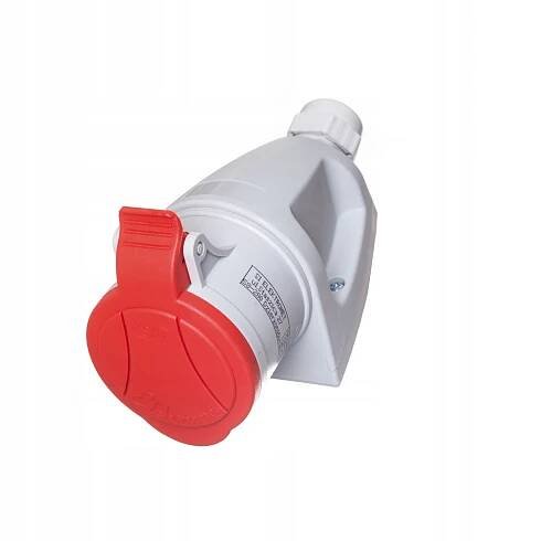 PEVNÁ IZOLAČNÁ ZÁSUVKA MINI 32A 5P 380V AC IP44 ELEKTROMET GSM32A-5
