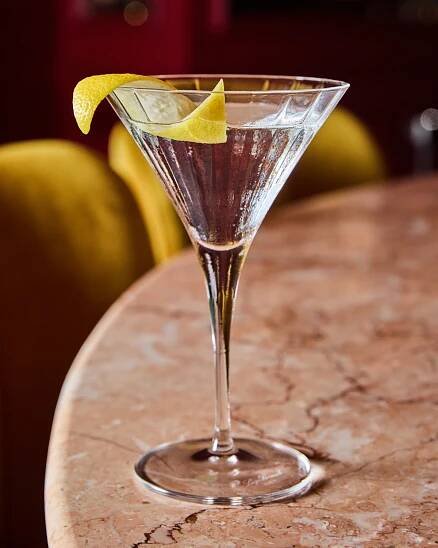 2024 BEST DRINKS - Gin Martini, Extra Dry at The Georgian Room on Friday, October 11, 2024 in Santa Monica, CA. (Andrea D'Agosto / For The Times)